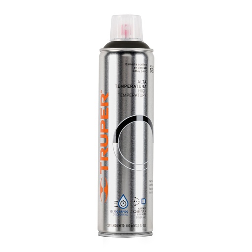 [T18070] Pintura en aerosol alta temp. bote esbelto, negro, 400 ml - Pag 306