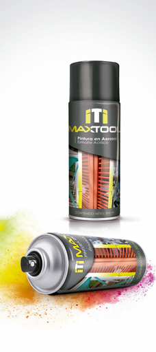 [A309132] Pintura en aerosol negro mate MX