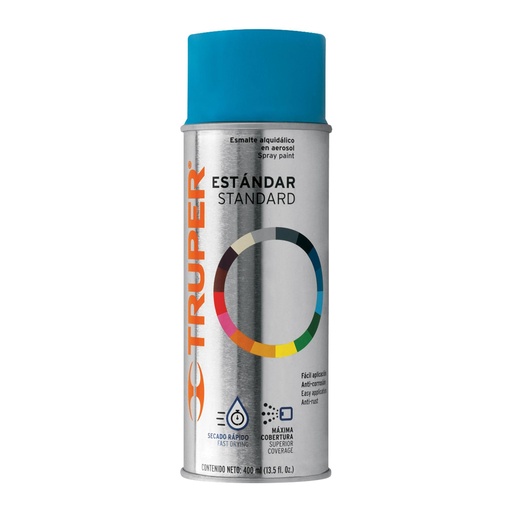 [T102824] Pintura en aerosol, azul, bote tradicional, 400 ml