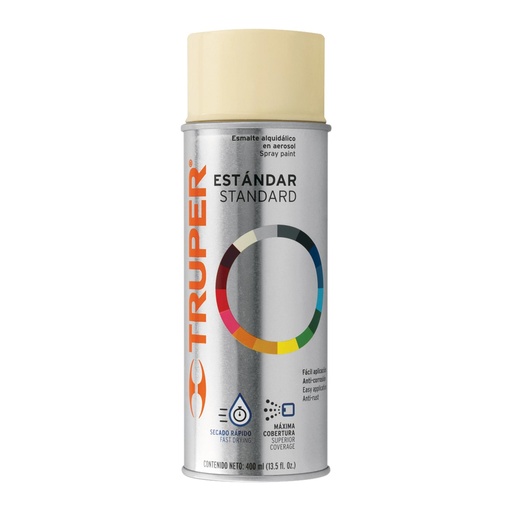 [T102828] Pintura en aerosol, marfil, bote tradicional, 400 ml