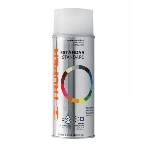 [T102821] Pintura en aerosol, transparente brillante, bote trad, 400ml