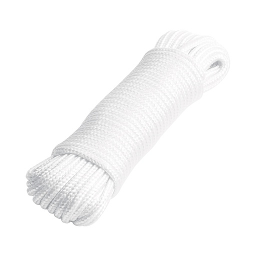 [T48392] Piola de poliéster diamante de 4 mm x 15 m blanca, Fiero - Pag 557