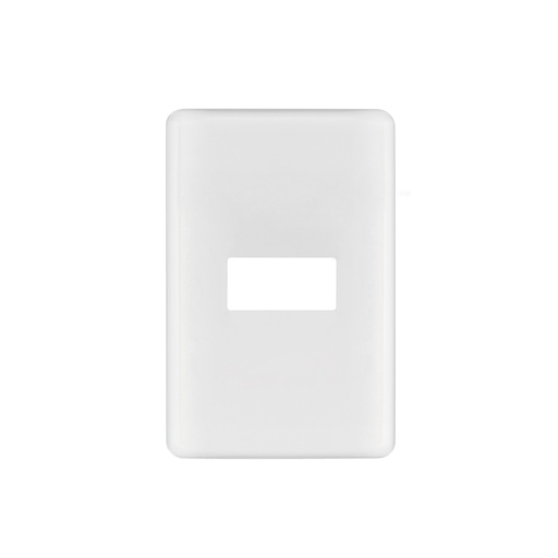 [T27222] Placa 1 módulo de ABS, blanca, Volteck Basic - Pag 410
