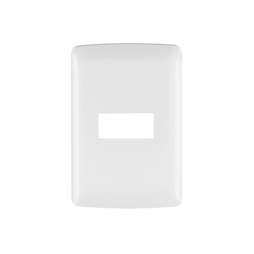 [T48134] Placa 1 módulo de ABS, línea Italiana, color blanco, Volteck - Pag 394