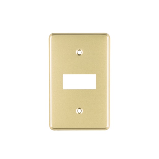 [T46435] Placa 1 módulo, de aluminio, línea Económica, Volteck - Pag 539