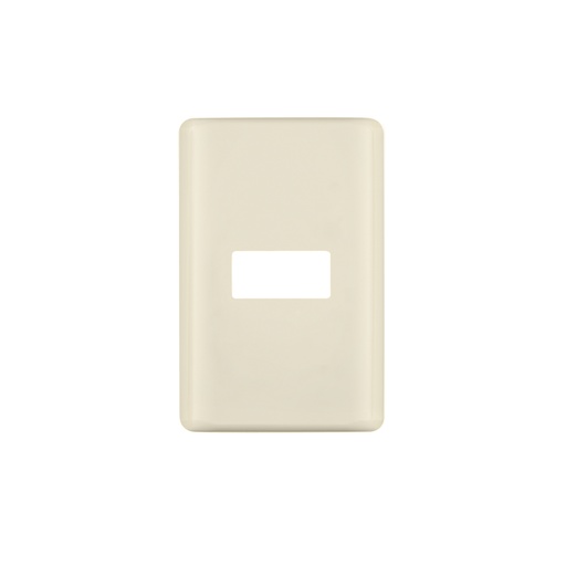 [T27231] Placa 1 módulo, marfil, línea Volteck Basic - Pag 540