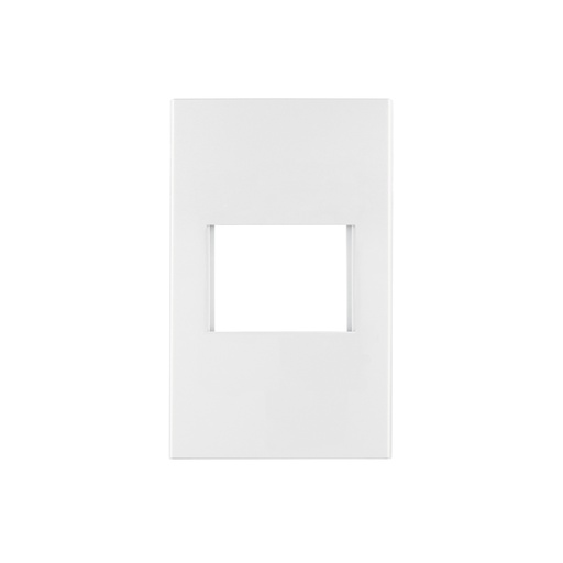 [T47044] Placa 1 ventana, 1.5 módulos, línea Española, color blanco - Pag 400