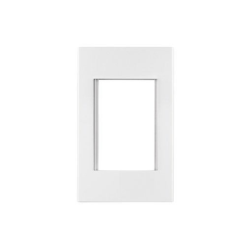 [T47043] Placa 1 ventana, 3 módulos, línea Española, color blanco - Pag 400