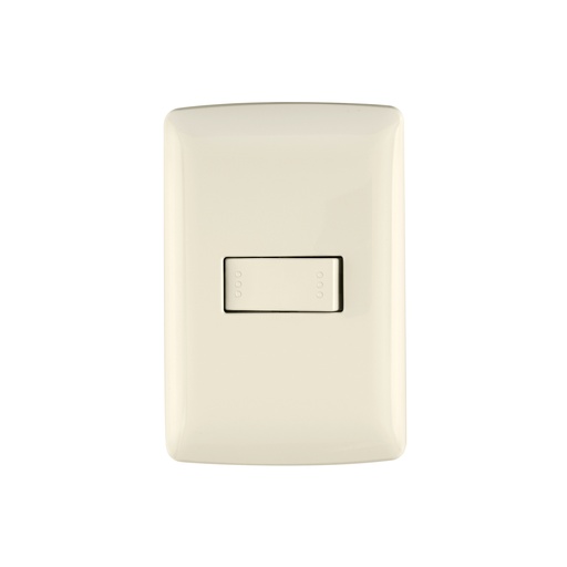 [T48661] Placa armada 1 interruptor escalera marfil, línea Italiana - Pag 523