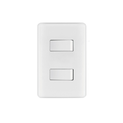 [T25085] Placa armada 1 interruptor sencillo + 1 de 3 vías, Basic - Pag 540