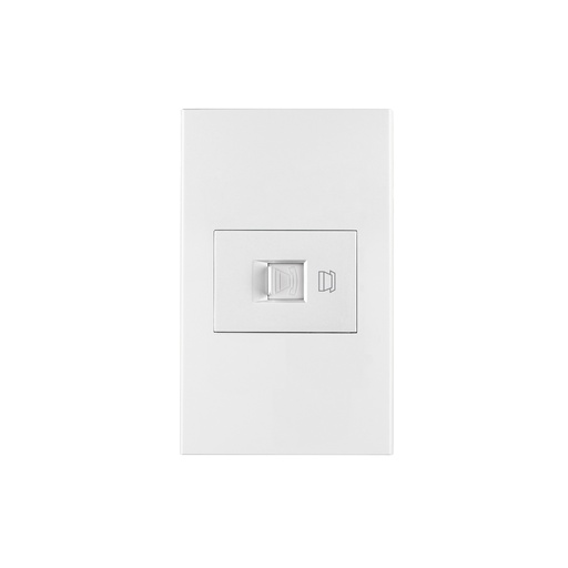 [T45607] Placa armada 1 toma para teléfono, 1.5 mod, Española, blanco - Pag 529