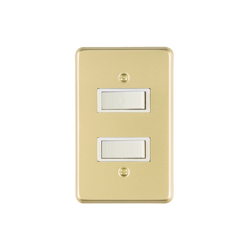 [T46389] Placa armada 2 interruptores sencillos, línea Económica - Pag 408
