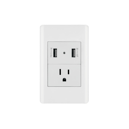 [T47971] Placa armada blanca contacto y 2 puertos USB 1.5 mód, Lisboa - Pag 533
