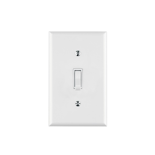 [T45952] Placa armada interruptor sencillo, línea Standard, blanco - Pag 537