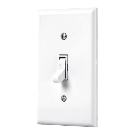 [T45952] Placa armada interruptor sencillo, línea Standard, blanco - Pag 537