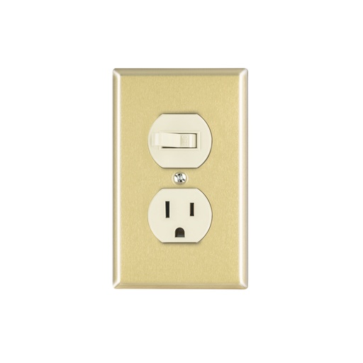 [T48495] Placa armada interruptor y contacto, línea Standard, alumini - Pag 537