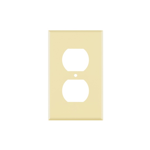 [T46406] Placa de ABS dúplex, Standard, marfil, Volteck - Pag 534