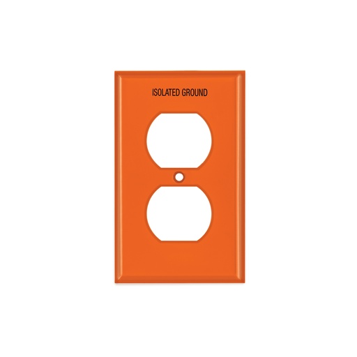 [T46409] Placa para contacto dúplex tierra aislada, línea estándar - Pag 536