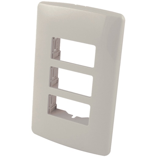 [A118303] Placa plastica  ABS tres ventanas