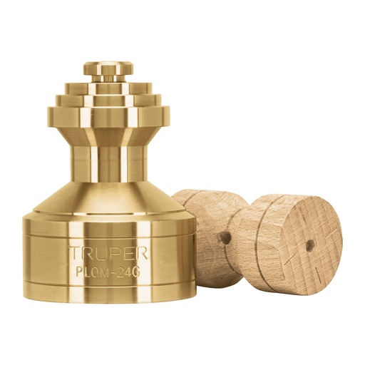 [T11823] Plomada de latón 24 oz tipo Guatemala, Truper - Pag 324