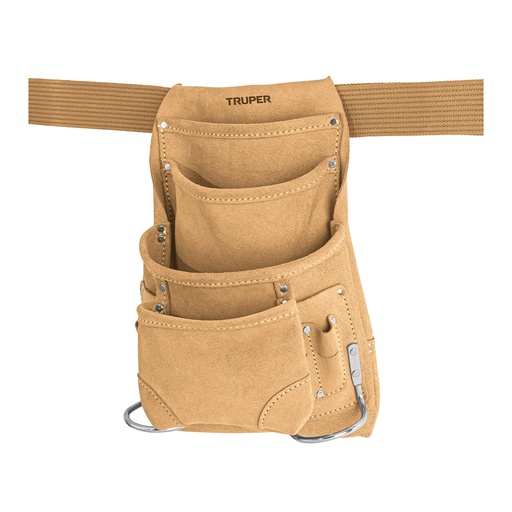 [T11536] Porta herramientas de carnaza con 12 compartimentos, Truper - Pag 317