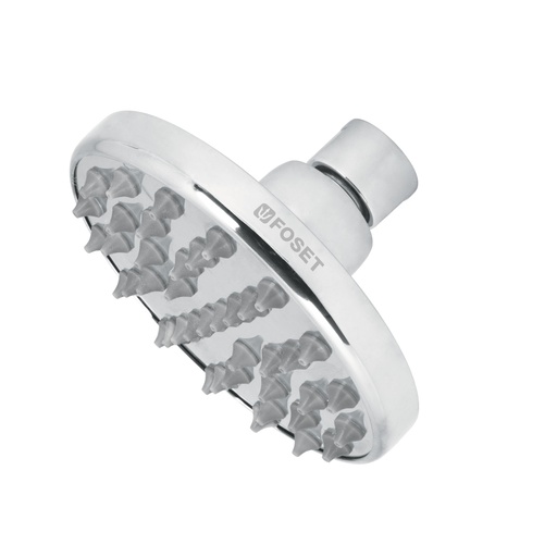 [T49581] Regadera cromo 4' plato redondo, sin brazo, Foset Element - Pag 649