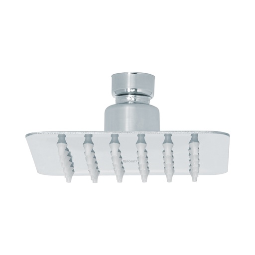 [T47735] Regadera cuadrada 4', acero inox, sin brazo, cromo, Túbig - Pag 642
