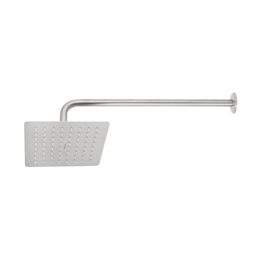 [T47744] Regadera cuadrada 8', acero inox, con brazo, satín, Túbig - Pag 642