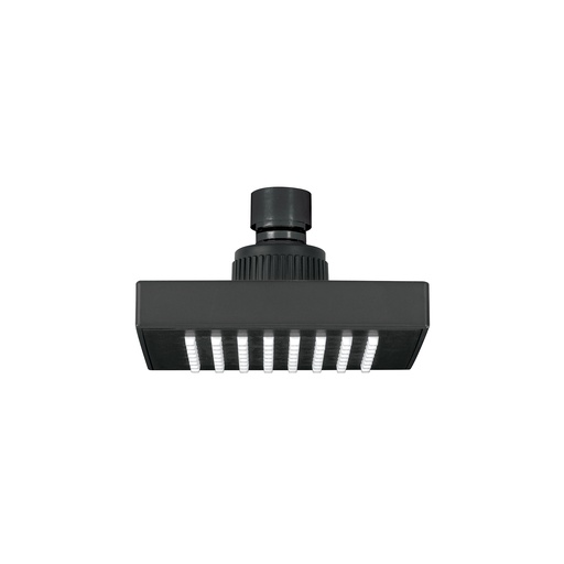 [T46745] Regadera cuadrada ABS 4' acabado negro mate sin brazo, Foset - Pag 633