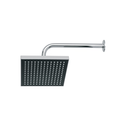 [T46736] Regadera cuadrada ABS 8' acabado cromo con brazo, Foset - Pag 633