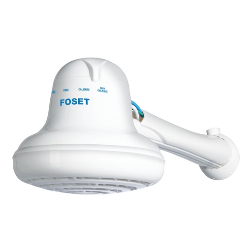 [T40237] Regadera eléctrica de 4 temperaturas, 6-1/2', Blanca, Foset - Pag 495