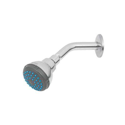 [T49245] Regadera redonda 2-1/2' brazo y chapetón de acero, Basic - Pag 624