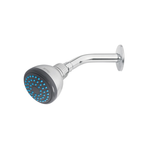 [T49246] Regadera redonda 3' brazo y chapetón de acero, Foset Basic - Pag 624