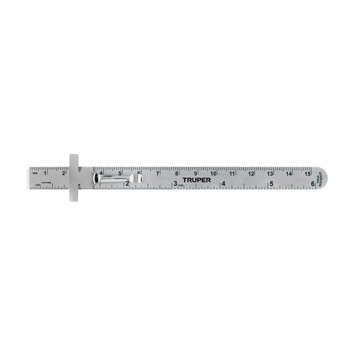 [T101810] Regla 15 cm de acero inoxidable de bolsillo, Truper - Pag 155