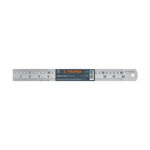 [T14387] Regla 30 cm de acero inoxidable, Truper - Pag 155