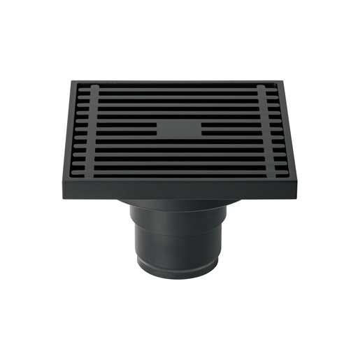 [T45653] Resumidero cuadrado 4'x 4', latón, negro, Foset Riviera - Pag 507