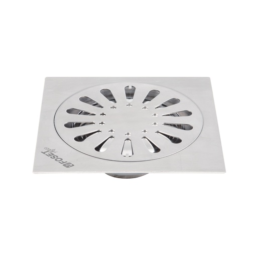 [T45472] Resumidero cuadrado 6'x 6', acero inoxidable, gota, Aqua - Pag 507