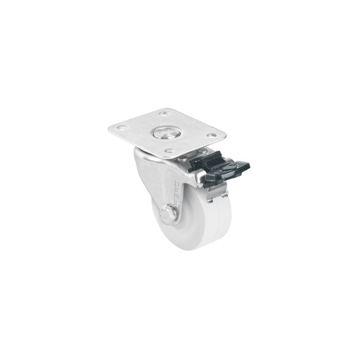 [T48633] Rodaja de polietileno 2' placa giratoria, con freno, Fiero - Pag 564