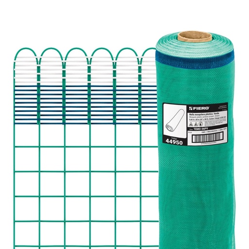 [T44950] Rollo de 30 m x 0.6 m de malla mosquitera plástica verde - Pag 746