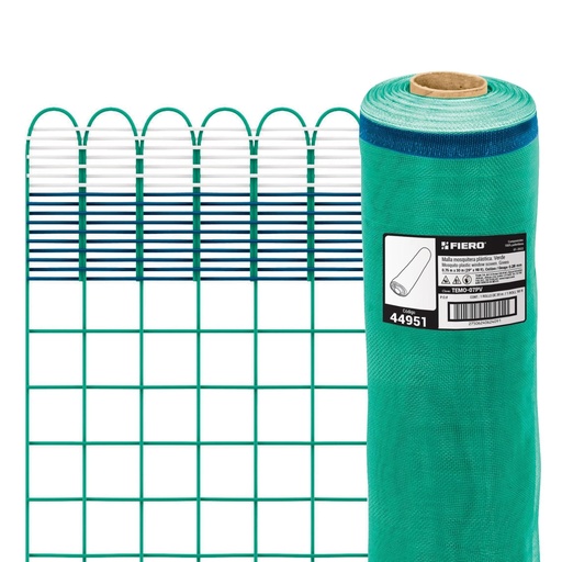 [T44951] Rollo de 30 m x 0.75 m de malla mosquitera plástica verde - Pag 746