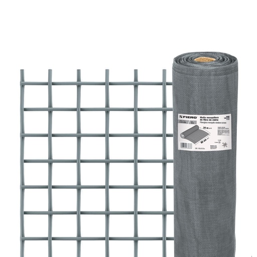 [T44965] Rollo de 30 m x 0.9 m malla mosquitera fibra de vidrio gris - Pag 559