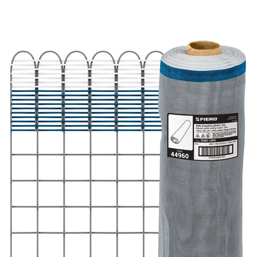 [T44960] Rollo de 30 m x 1.05 m de malla mosquitera plástica gris - Pag 746