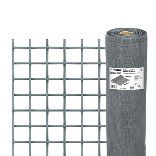 [T44981] Rollo de 30 m x 1.05 m malla mosquitera fibra de vidrio gris - Pag 559