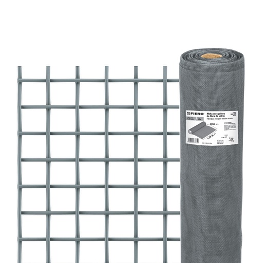 [T44982] Rollo de 30 m x 1.2 m malla mosquitera fibra de vidrio gris - Pag 559