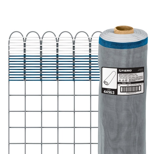 [T44963] Rollo de 30 m x 1.7 m de malla mosquitera plástica gris - Pag 746