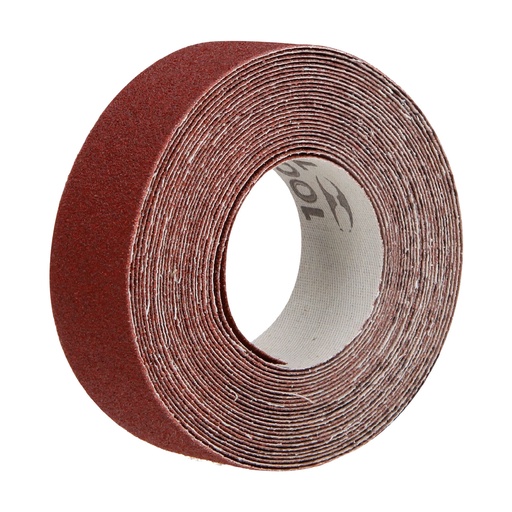 [T100568] Rollo de 5 m de lija para plomero grano 100 ancho 1', Truper