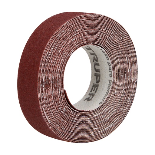 [T100660] Rollo de 5 m de lija para plomero grano 120 ancho 1', Truper