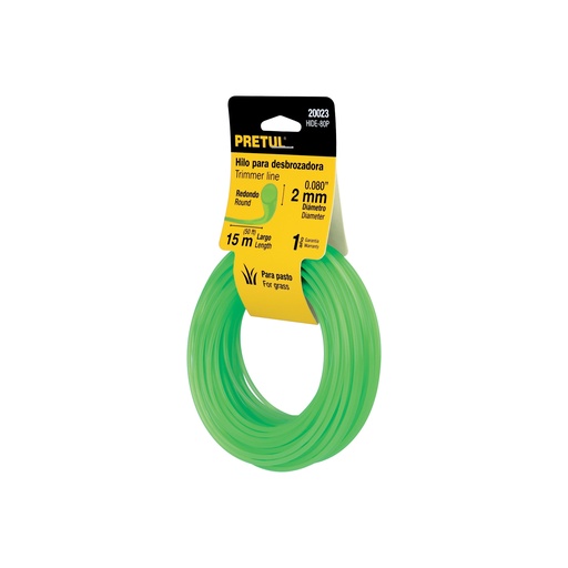 [T20023] Rollo de hilo para desbrozadora, 2 mm x 15 m, Pretul - Pag 279