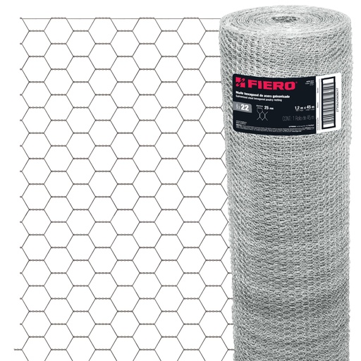 [T44657] Rollo de malla hexagonal 45mx1.2m calibre 22 abertura 25mm - Pag 558