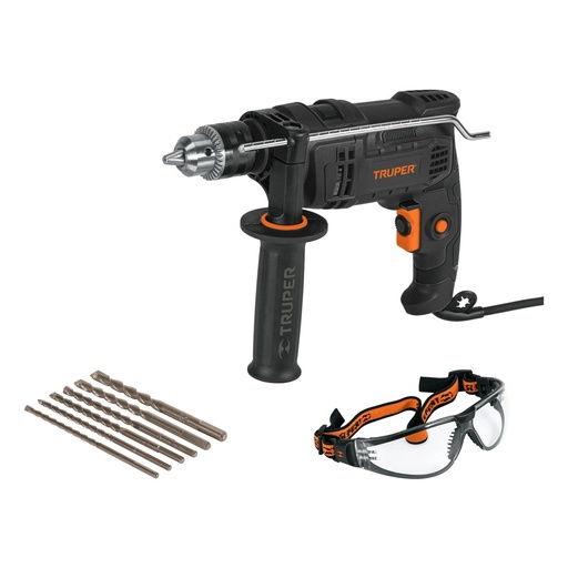 [T100292] Rotomartillo 1/2' 700 W, 6 brocas y lentes de seguridad - Pag 337